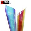 Decorative Iridescent Window Film Self Adhesive Glass Film Chameleon Rainbow Effect for Home Decal DIY Dichroic Window Sticker