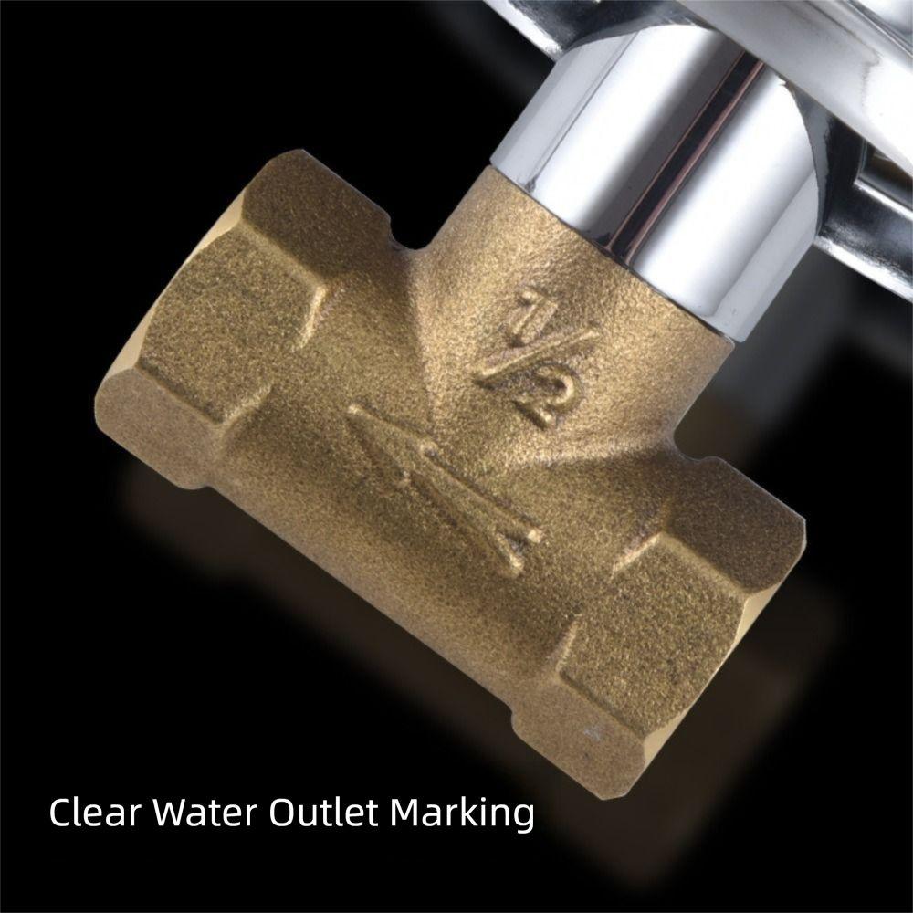 Латунный материал Скрытый переключающий клапан Быстрооткрывающаяся конструкция Угловой клапан Душевой клапан Домашняя сантехника