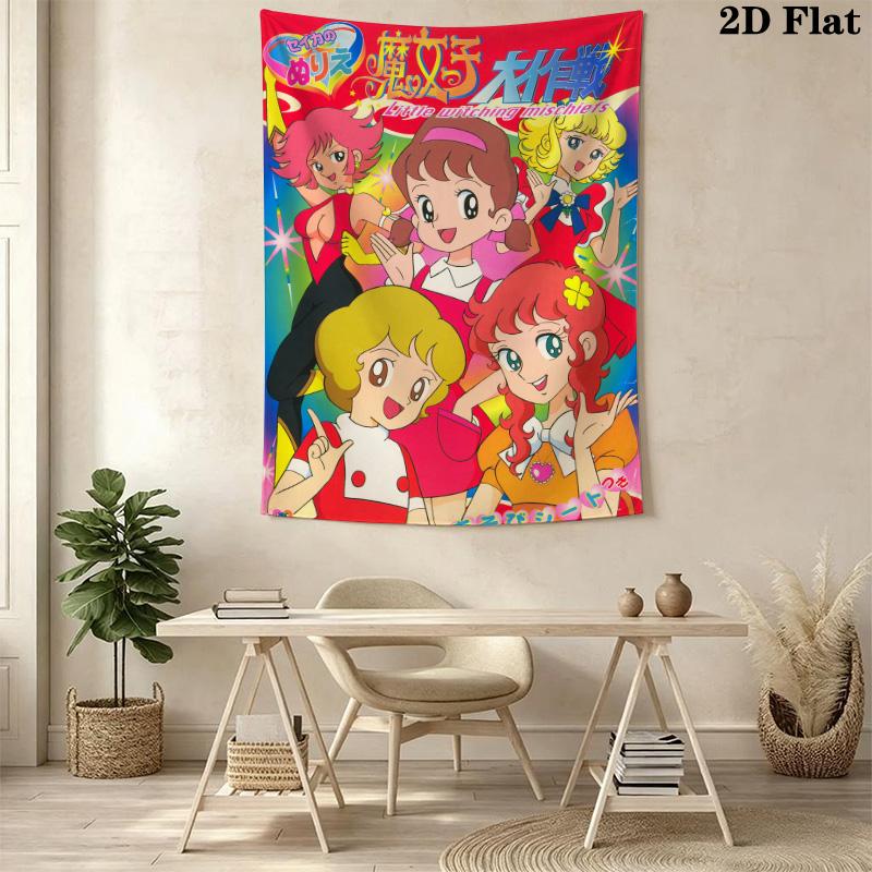 Sally the Witch Pattern Home Decor Tapestry, Wall Hanging, Decorative RV Wall Cloth.SGT0917269