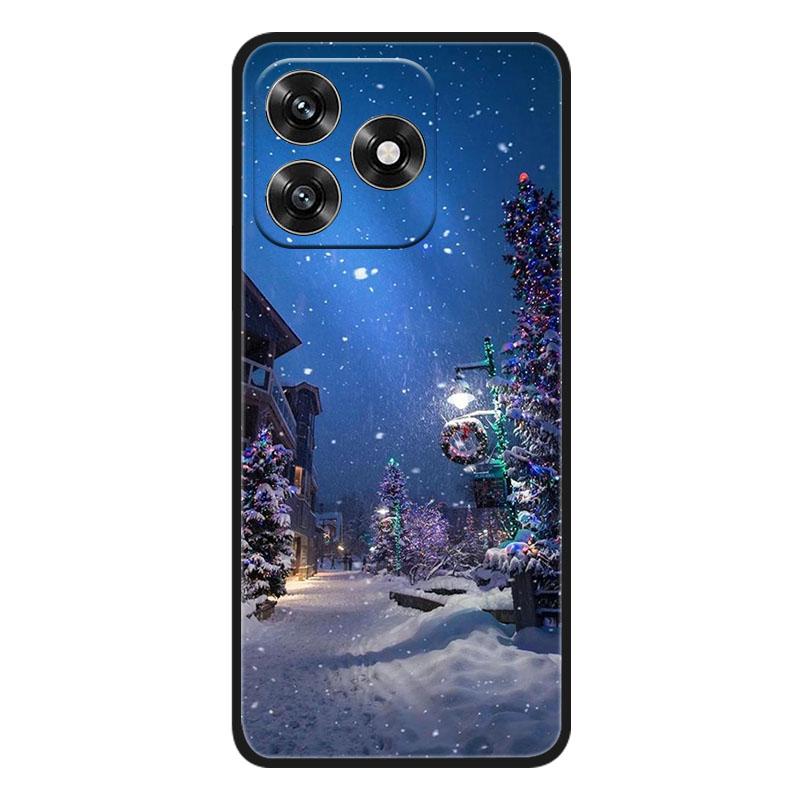 Чехол для Honor X70 X9d Magic8 Lite X5c X5cPlus Чехол с рождественской картиной Мягкий силиконовый ТПУ Оболочка для телефона Ударопрочный Защитный Fundas