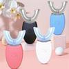 Rechargeable Ultrasonic U-shaped Whitening Toothbrush for Lazy People