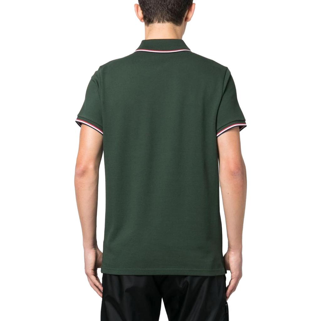 Moncler Logo Patch Short Sleeved Polo Shirt I20918A7030084556876