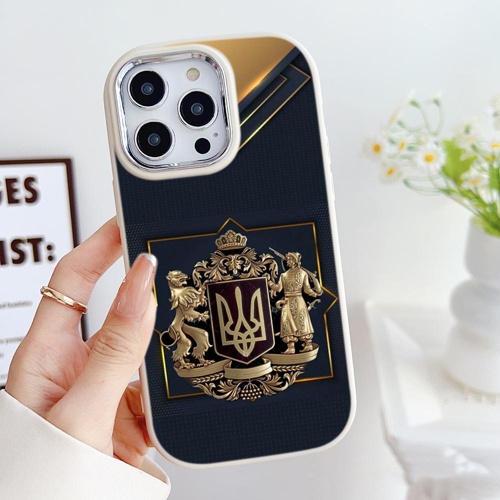 LZ26 Мягкий чехол для телефона с национальным гербом и флагом для Samsung S24 Ultra S23 Plus S21 A16 A54 A34 A05s Infinix Hot 40 30i, защитный противоударный чехол для объектива
