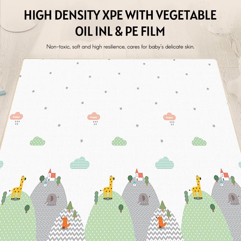 Baby Play Mat Floor Mat Large Baby Crawling Mats 71 Inch X 47 Inch Waterproof Reversible Foldable