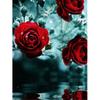 5D Diamond Painting Rose Flower Crystal Full Round Drill Diamond Embroidery Cross Stitch