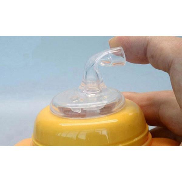 Purea Straw Top 8p + Straw 4p + Weight Straw 4p + Straw Brush 2p Gromimi Double Heart Compatible, Transparent, 1 Set