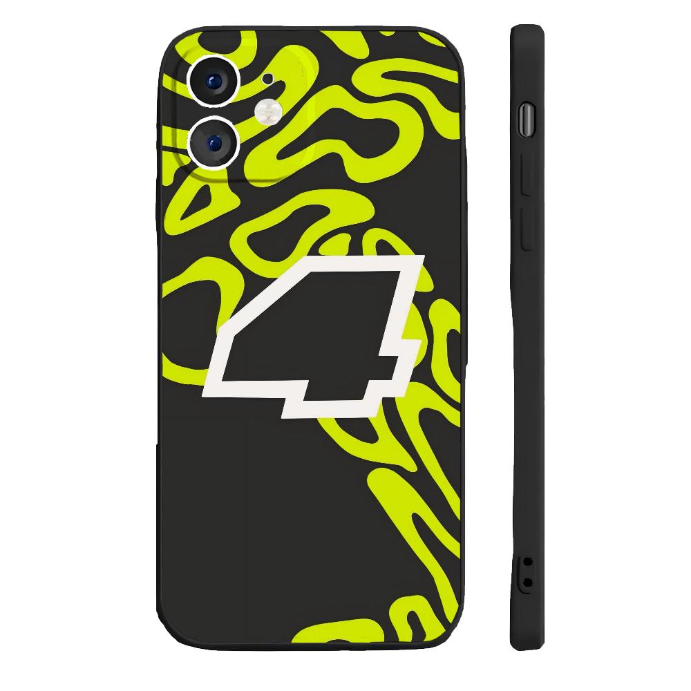 Чехол для телефона L-Lando N-Norris Pink F1 Helmet Design, мягкий силиконовый для iPhone 16 15 14 13 12 11 Plus Pro Max Plus