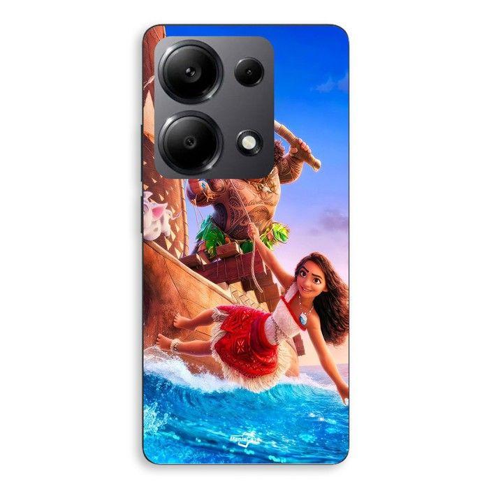 Coque de téléphone - MANIACASE - Xiaomi Redmi Note 13 Pro 4G - Silicone - Souple - Vaiana Maui Disney anime