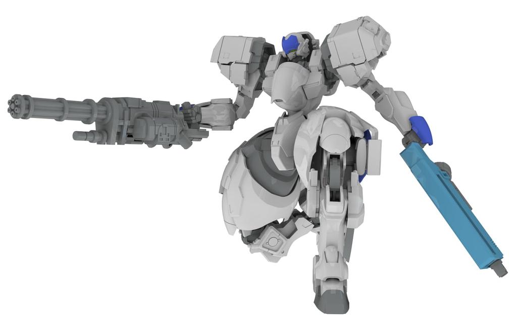 PM Office A Mechanism POWERDolls2 Armored Assault Approximately 135mm Plastic Model PP182 5-inch X-4+C (PDF-C701) Infantry, Tall, 1/48 Scale,