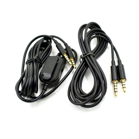 3.5mm Audio Cable Volume Control Headset Splitter Male to Male Audio Cord Wire for Astro A10 A40 A30