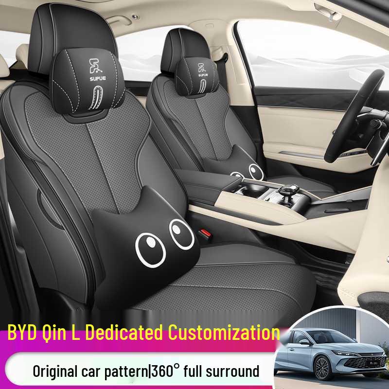 Breathable, full-coverage car seat cover for BYD Qin L, suitable for all seasons. Qin L D-MI cushion.