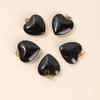 1pcs 20mm Glass Heart Shape Charm Pendant Hanging Wedding Decor Supplies Lovely Jewelry Necklace Accessories Decoration Crafts