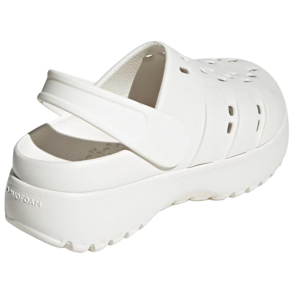 adidas Adilette Платформа Клог Кремово-белые Женские Кроссовки Бежевые JP9576