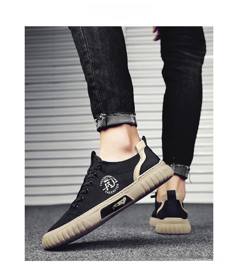 2024 Spring Men's Trendy Breathable Canvas Sneakers