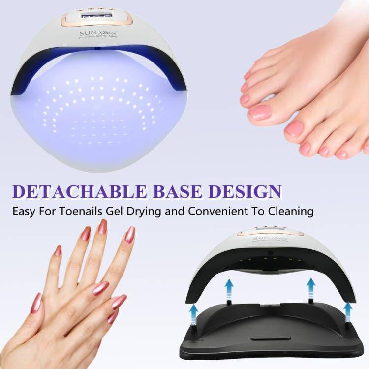 380 Вт новая сушилка для ногтей SUNX25 MAX УФ-светодиодная лампа для маникюра 81 бусина гель-отверждающая лампа для ногтей
