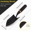 Garden Shovel - Heavy Duty Gardening Hand Trowel, Carbon Steel Garden Trowel with Rubberized Handle, Trowel Garden Tool for Dili