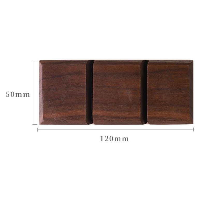 Simple Walnut Vintage Jewelry Ring Showcase Stand Creative High-end Light Luxury Jewelry Display Tray Storage Jeweler Counter  Ornaments Accessory