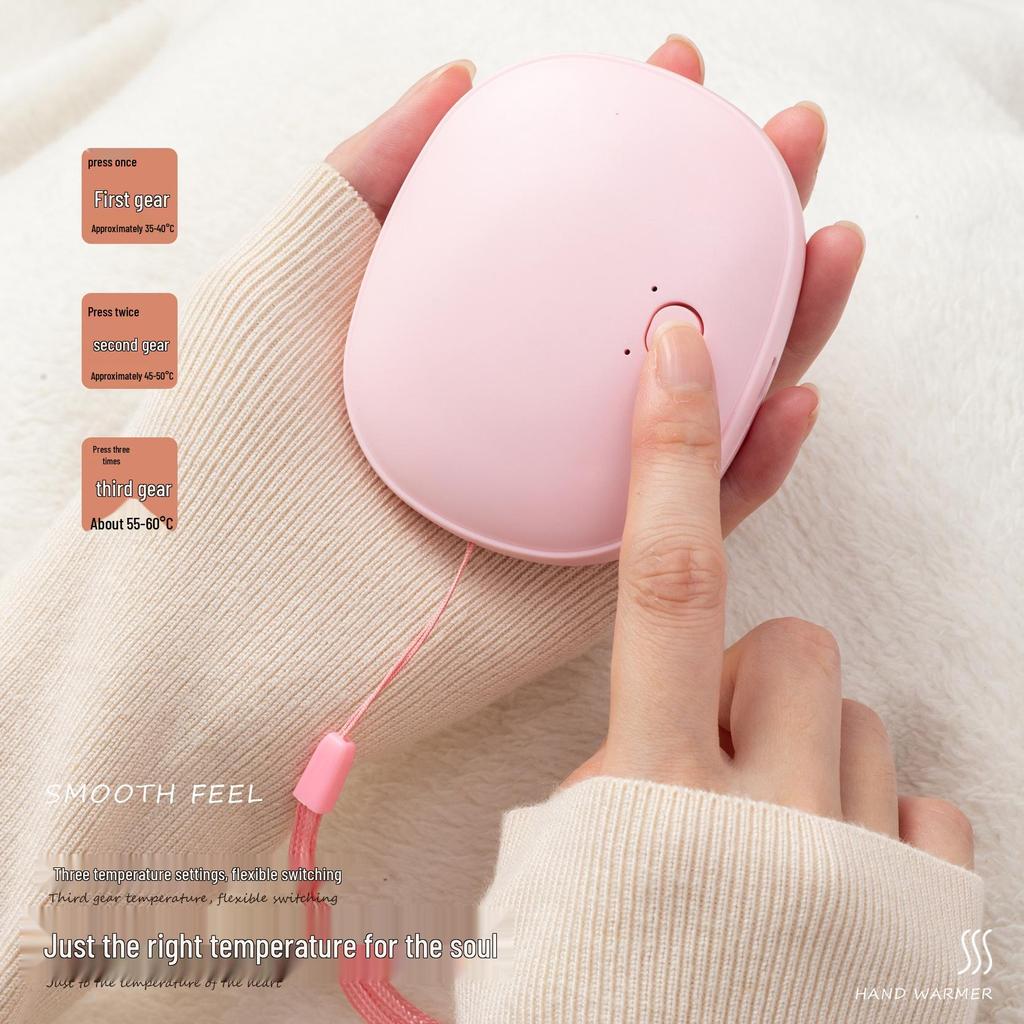 USB-подогреватель для рук в форме гальки с регулируемым нагревом для осени и зимы