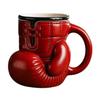 Cartoon Boxing Glove Mug Cup Portable Desktop Centerpiec Funny Water Container Coffee Milk Tea Drinkware For Couple Friend