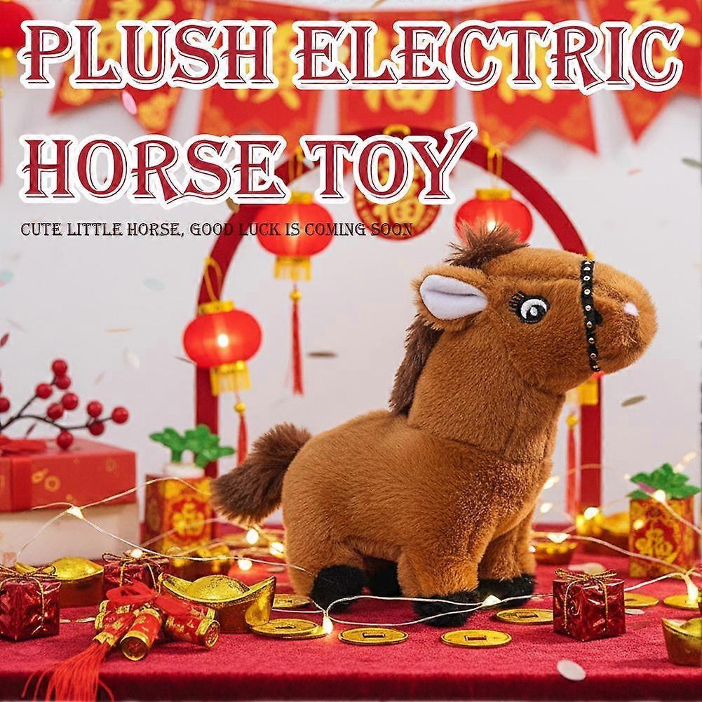 Plush Electric Horse Toy Festival Birthday Gifts For Toddlers & Kids