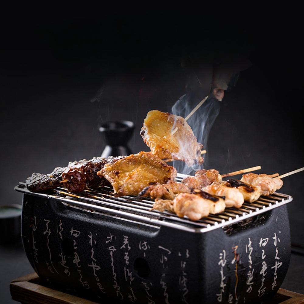 Гриль для барбекю на открытом воздухе, гриль для барбекю, печь, плита для барбекю, портативный гриль, решетка для барбекю, многоразовый ящик для гриля, портативный гриль