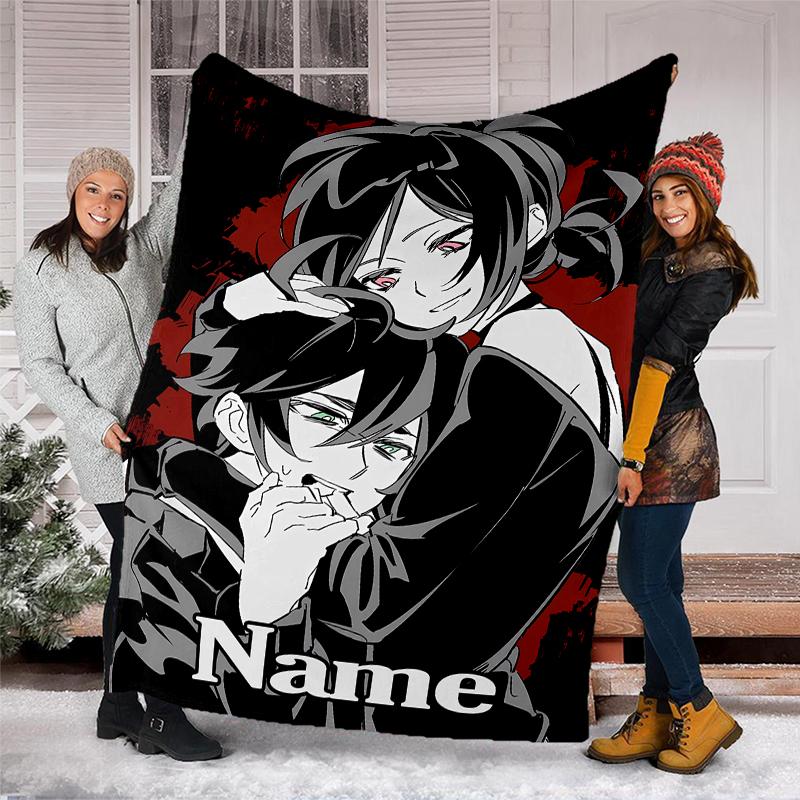 Personalized Custom Name Blanket - The Coffin of Andy and Leyley Print Design,Blanket for Sofa,Bed,Travel,Camping - Soft and Warm, Great Gift