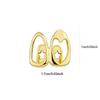 Jinwu Двухцветные полые сердечком Grillz - Хип-хоп золотые зубы уличный аксессуар