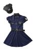 Clearstone GLOWHOLIC Heart Police Cosplay Size Costume, M, Navy, Halloween, Women's