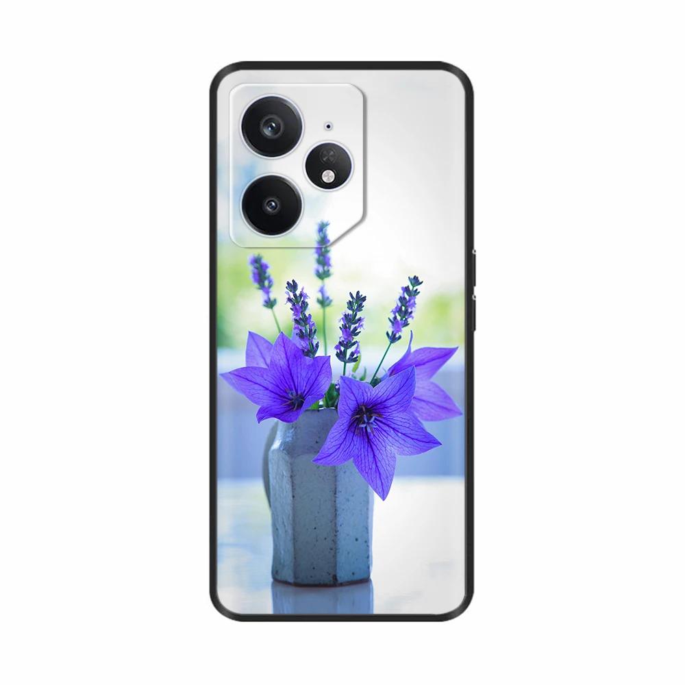 Для Realme Neo 7 Чехол Цветок Птица Мягкий Силикон ТПУ Чехол для Телефона Funda Для Realme Neo7 Чехол Realmi Neo 7 Coque Сумки для Телефона Чехлы