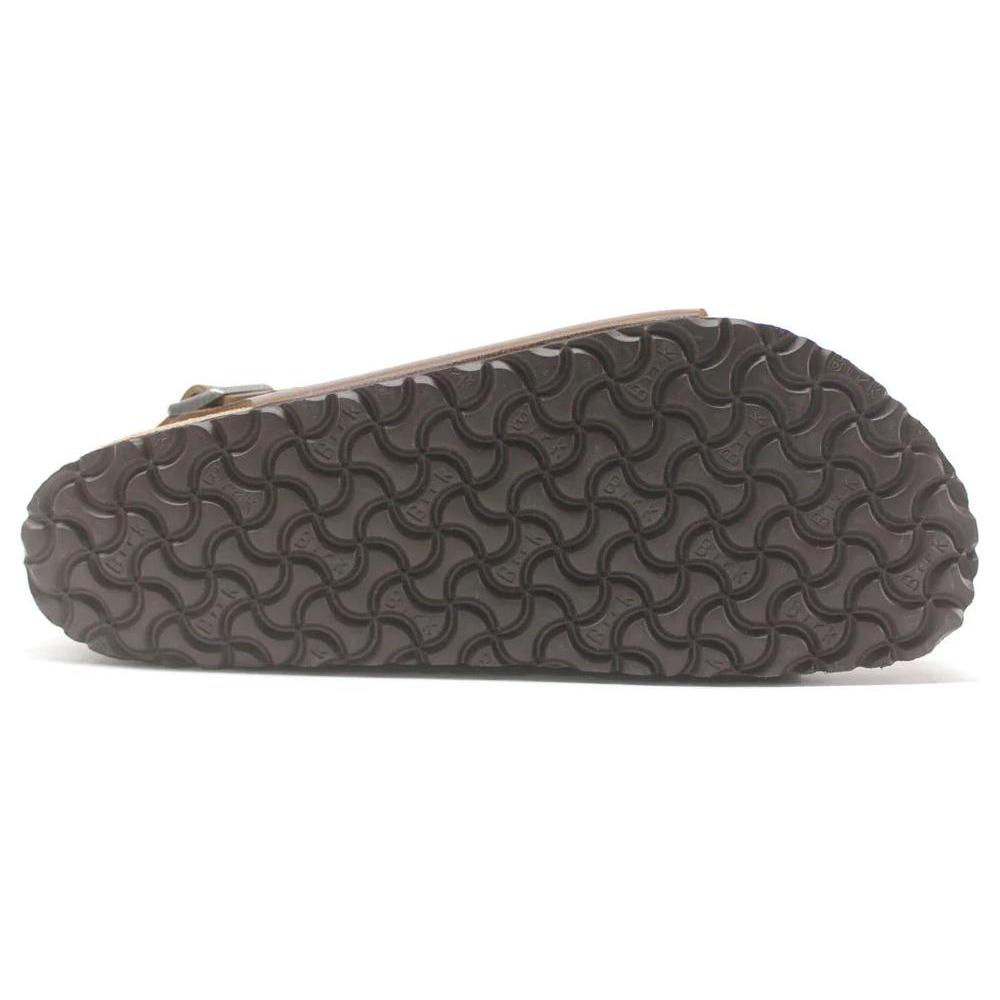 Birkenstock Кожаные пляжные сандалии мужские коричневые обычные 1018691