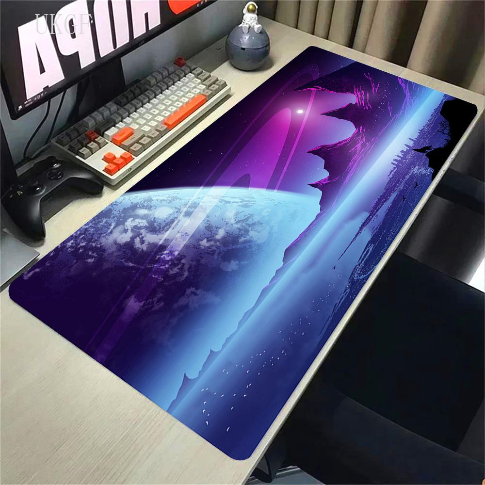 900x400 HD Print Rubber Mouse Pad Landscape Mountain Sunset Cartoon Mouse Pad XXL Extended Mouse Pad Pc Computer Non-slip Carpet