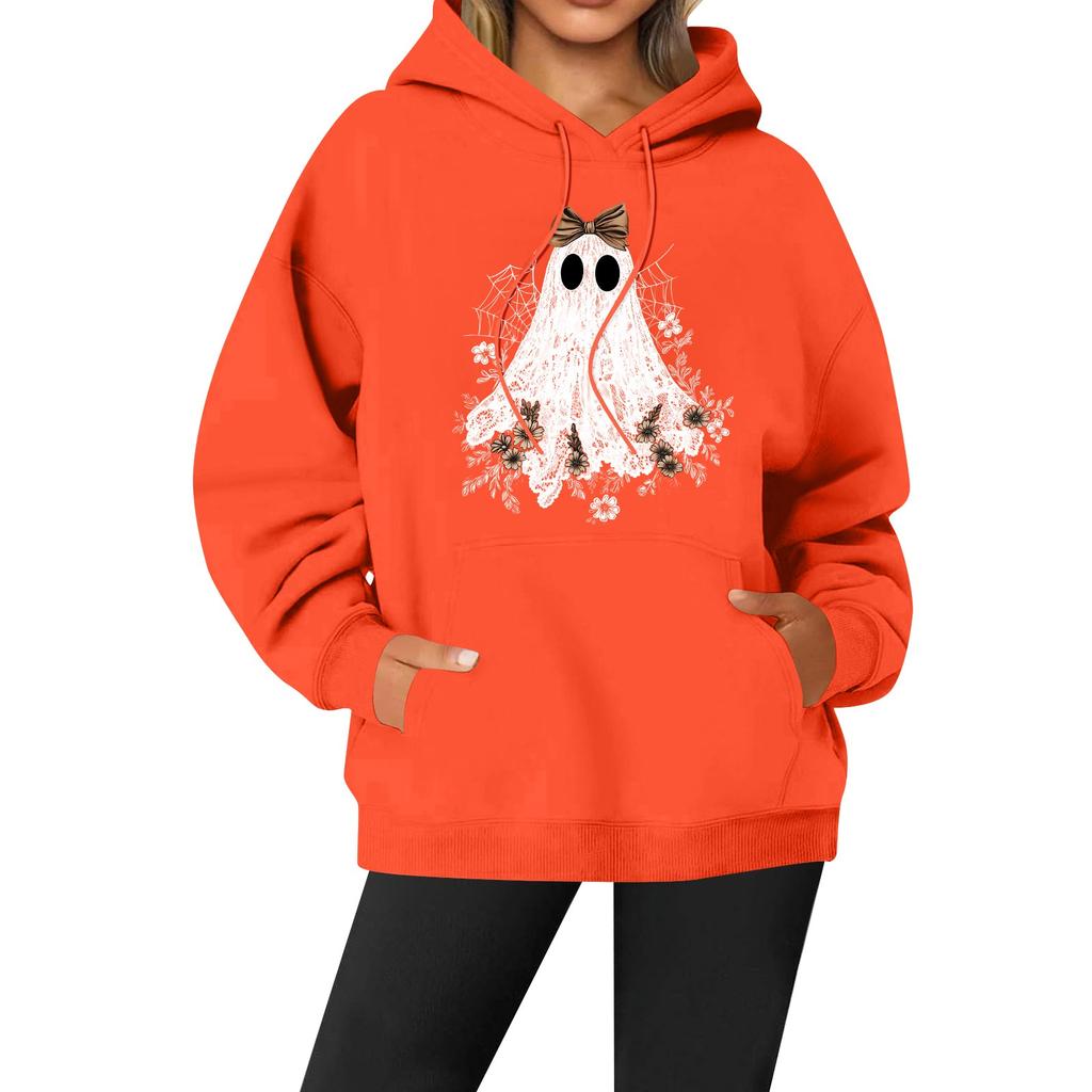 Женская повседневная модная однотонная толстовка с капюшоном и принтом регби с длинными рукавами