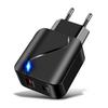 Быстрое зарядное устройство 3.0, 2 порта QC3.0, быстрая зарядка для планшета, смартфона, светодиодная подсветка, адаптер