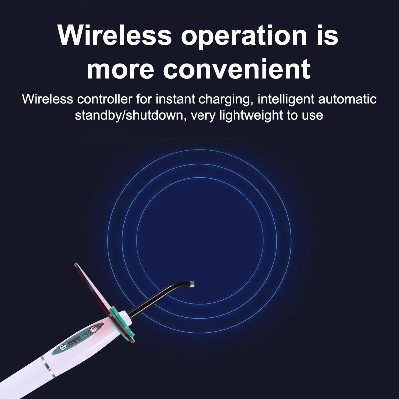 Стоматологическая беспроводная быстрая 1-секундная светодиодная лампа для полимеризации, светоотверждаемая смола, устройство для гигиены полости рта, беспроводное устройство, светодиодная стоматологическая лампа для полимеризации
