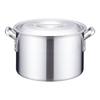 Эндо Шоджи TKG EcoPro Алюминиевая кастрюля-сотейник, половина размера, 21 см (с измерительной шкалой) Только газовая плита AHVG401