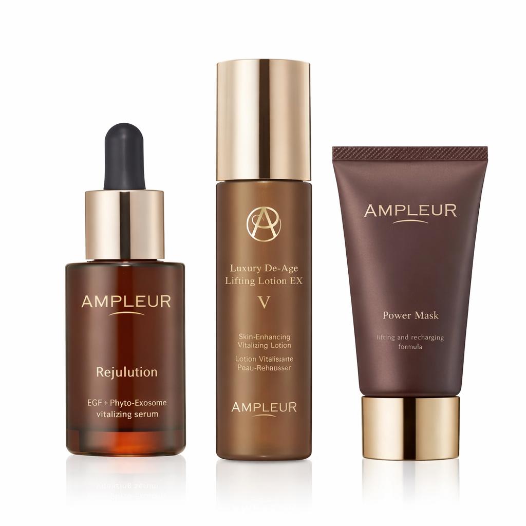 AMPLEUR Luxury Rejulution Set антивозрастной уход (лосьон, сыворотка, маска)