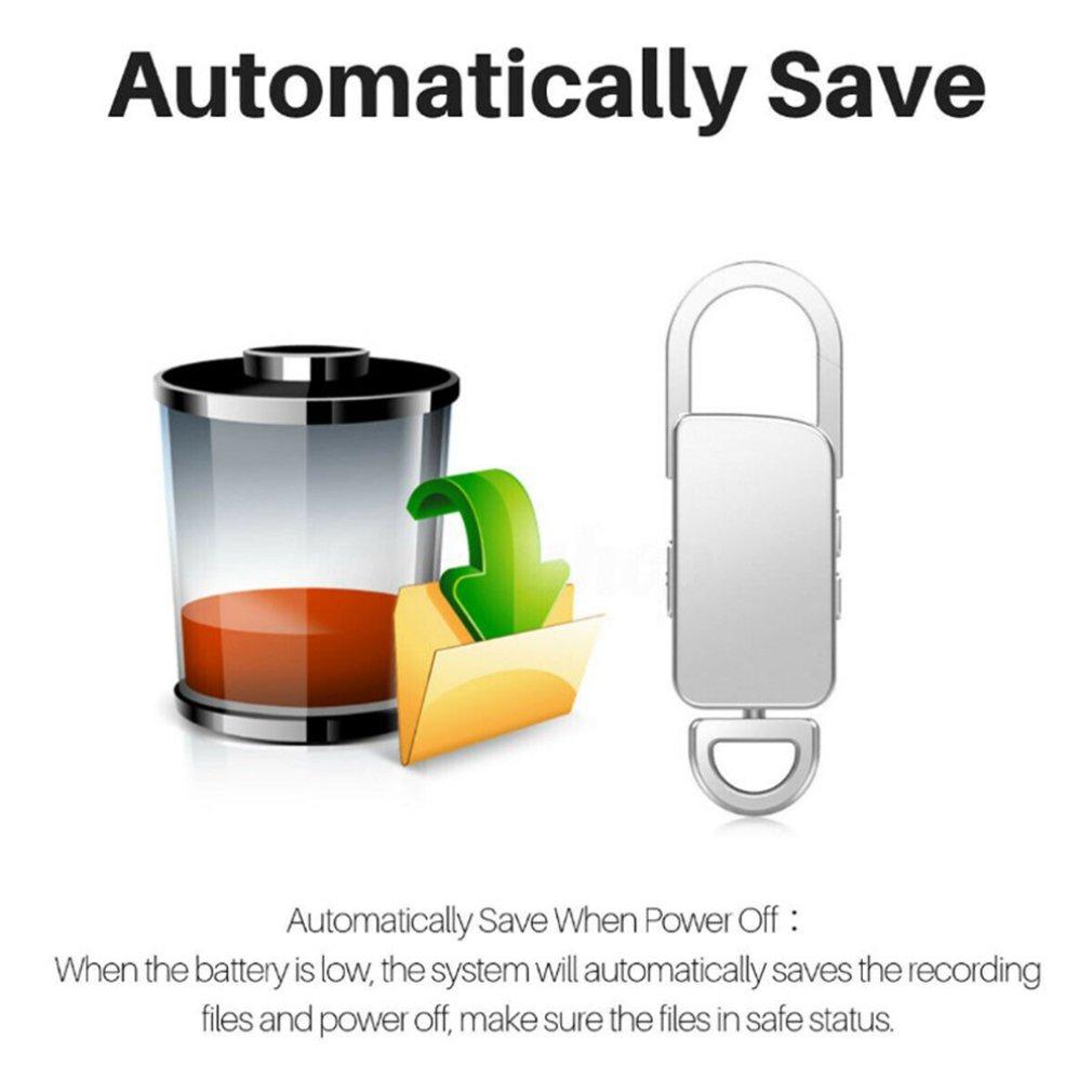 Ручка-брелок-диктофон, цифровой диктофон, 32 ГБ, голосовая активация, запись, USB-флеш-накопитель, аудио-звук, портативный Mp3-плеер