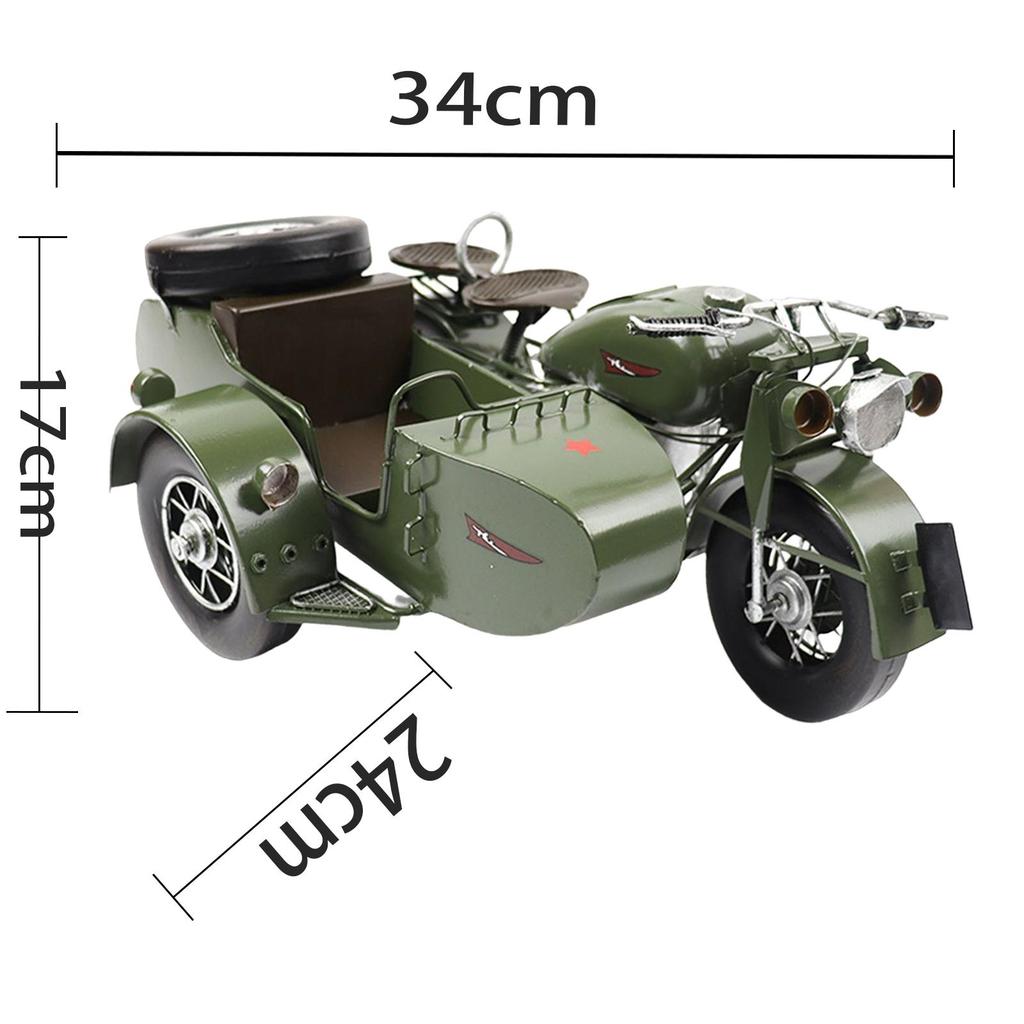Miniature Model Tricycle Motorcycle Model Micro Landscape Desk Decor