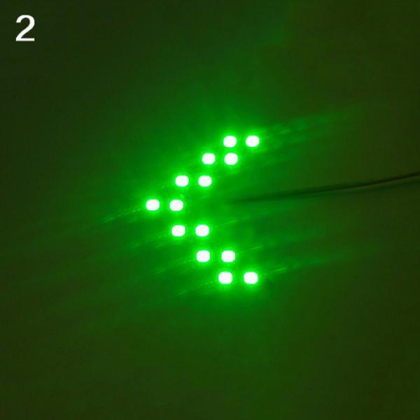 2шт 14 SMD светодиодная панель со стрелкой для зеркала заднего вида автомобиля, индикатор поворота