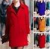 Оптовая продажа 2024 года, осень и зима, независимая станция заказа, пальто женское шерстяное средней и длинной длины