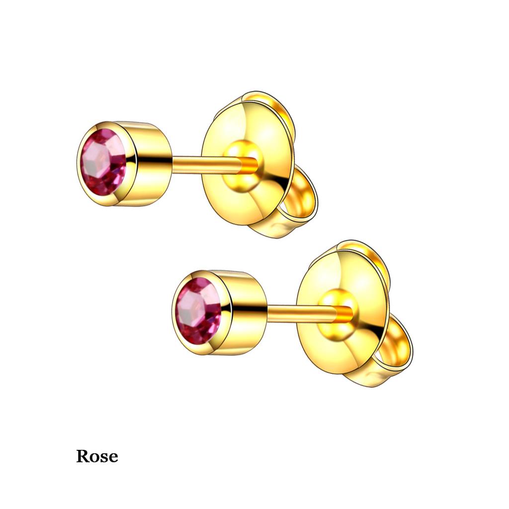 2 шт./1 пара ювелирных изделий для тела серьги-гвоздики с драгоценными камнями серьги для прокалывания хряща уха золото/серебро пистолет для камней по знаку зодиака 316 нержавеющая сталь аксессуары для козелка