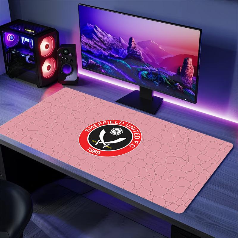 Sheffield United F.C Print Cushion Non-slip Laptop Tablet Big Mousepad XXL Mat Mini PC Playmat With Lock edge