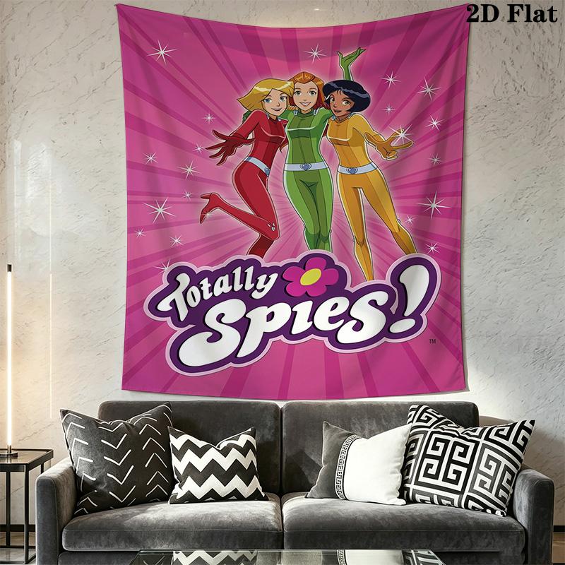 Гобелен с рисунком Totally Spies для домашнего декора, Настенное панно, Декоративная ткань для стены RV. SGT0917498