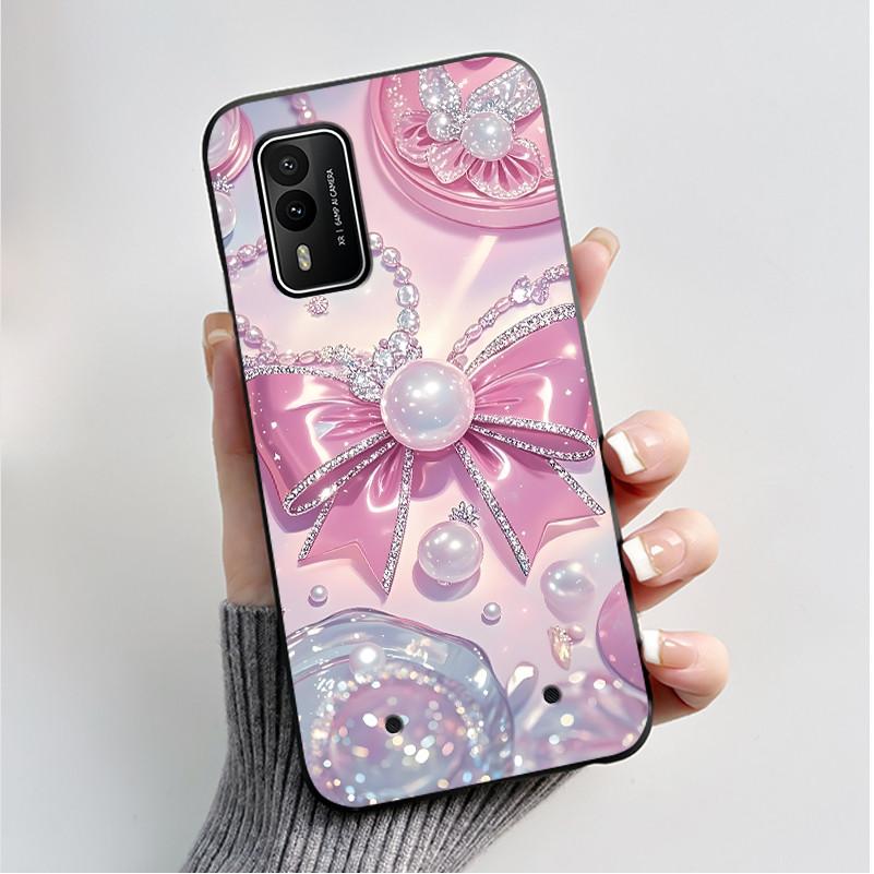 Печатный чехол для телефона Nokia XR21 Coque Capa Мягкий силиконовый черный корпус Чехол Милый Цветок Мультяшный Корпус Fundas