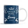 Mug - Noël Samy Bleu - Ceramic - Double-sided Print - 325 Ml