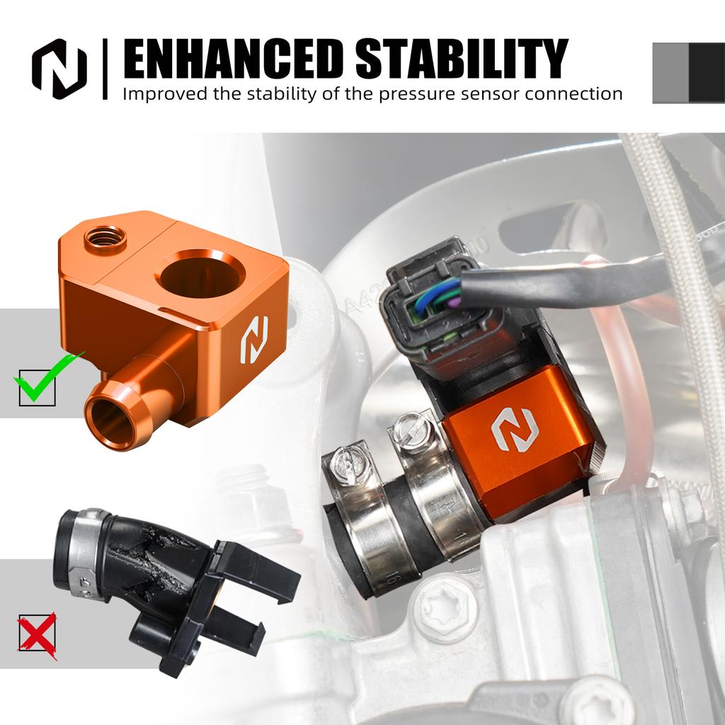 Для KTM EXC 300 EXC 250 2024-2025 Кронштейн датчика давления топлива в топливной рампе TBI и картере Для Husqvarna TE 300 250 Для GasGas EC 300