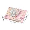 With Envelope Camellia Butterfly Card Foldable Pop-Up Card New 3D Foldable Greeting Card  Birthday