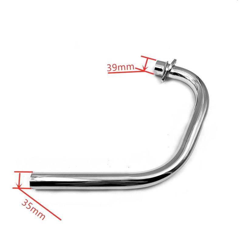 CG125 / WY125 Motorcycle Exhaust Pipe Before Retro Retrofit Exhaust Pipe with Accessories