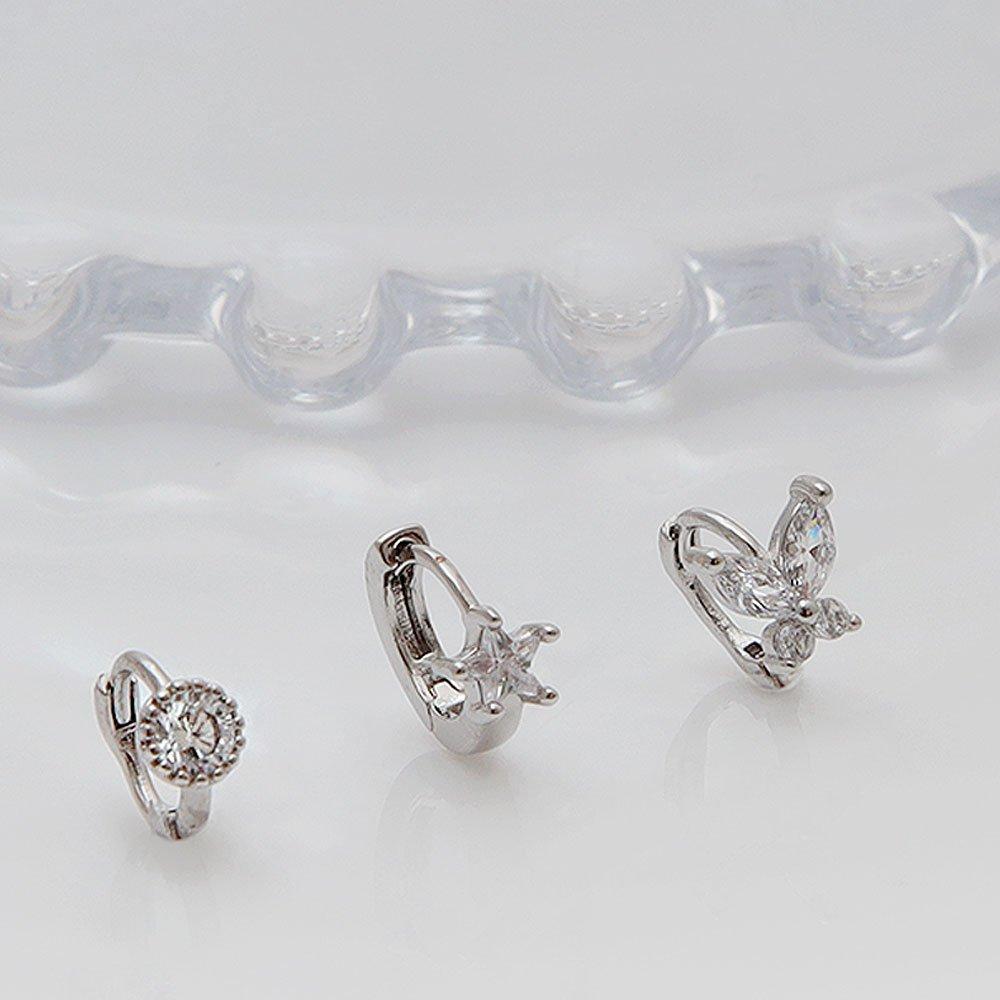 (1+1) Fashion Circle Ring Piercing One Side Sale