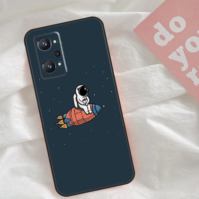 Милый чехол 'Звездный Астронавт' для Realme C75 C63 C61 C65 C67 C55 C51 C53 C35 C71 15 11 12 13 14 Pro Plus GT6 GT7 Pro